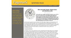 Desktop Screenshot of pagemark.nl
